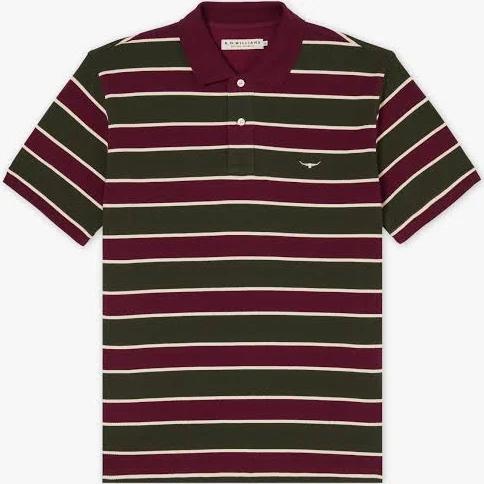 RM Williams Rod Polo Burgundy / Bone L