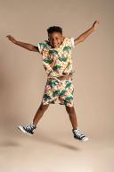 Rock Your Baby Checker Dino Boardshorts with Mesh Lining 7