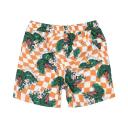 Rock Your Baby Checker Dino Boardshorts with Mesh Lining 7