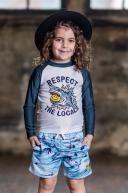 Rock Your Baby Waves Boardshorts with Mesh Lining in Blue 10