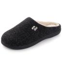 RockDove Men's Sherpa Lined Memory Foam Clog Slipper
