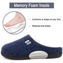 RockDove Men's Sherpa Lined Memory Foam Clog Slipper