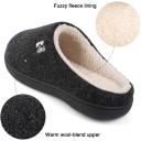 RockDove Men's Sherpa Lined Memory Foam Clog Slipper
