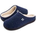 RockDove Men's Sherpa Lined Memory Foam Clog Slipper