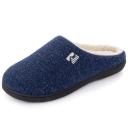 RockDove Men's Sherpa Lined Memory Foam Clog Slipper