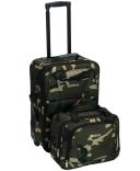 Rockland F102-camo 2 PC Camo Luggage Set