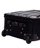 Rockland Rio 2 Piece Carry On Luggage Set - Black Cross - Luggage Sets