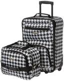 Rockland Rio 2 Piece Carry On Luggage Set - Kensington - Luggage Sets