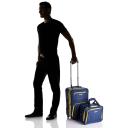 Rockland Rio 2 Piece Carry On Luggage Set - Navy - Luggage Sets