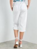 Rockmans Crop Linen Button Pants - EOFY Sale