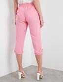 Rockmans Crop Linen Button Pants - EOFY Sale