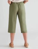 Rockmans Crop Linen Pants Tea - 20 - AfterPay & Klarna Available