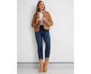 Rockmans Full Length Stitch Detail Denim Jeans - Womens - Indigo AU Size 20 - AfterPay & zipPay Available