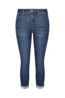 Rockmans Full Length Stitch Detail Denim Jeans - Womens - Indigo AU Size 20 - AfterPay & zipPay Available
