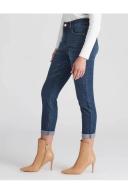 Rockmans Full Length Stitch Detail Denim Jeans - Womens - Indigo AU Size 20 - AfterPay & zipPay Available