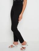 Rockmans Full Length Wide Waistband Ponte Pants