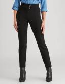 Rockmans Full Length Wide Waistband Ponte Pants