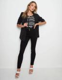 Rockmans Full Length Wide Waistband Ponte Pants