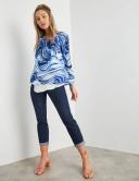Rockmans Long Sleeve Double Layer Chain Neck Woven Top