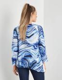 Rockmans Long Sleeve Double Layer Chain Neck Woven Top