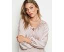Rockmans Long Sleeve Neck Detail Floaty Top