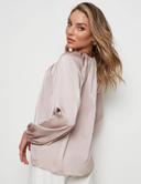 Rockmans Long Sleeve Neck Detail Floaty Top