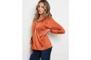 Rockmans Long Sleeve Neck Detail Floaty Top