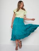 Rockmans Satin Tiered Maxi Skirt