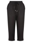 Rockmans - Womens Pants - Crop Linen Button Pants