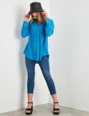 Rockmans Woven Top - Blue - Womens - Size 12 - Ezibuy
