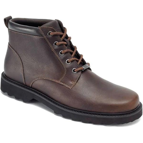 Rockport Men's Northfield WP Plain Toe Chukka Boot, Black