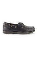 Rockport Perth Boat Shoe Dark Brown Pull Up Leather US 7.5