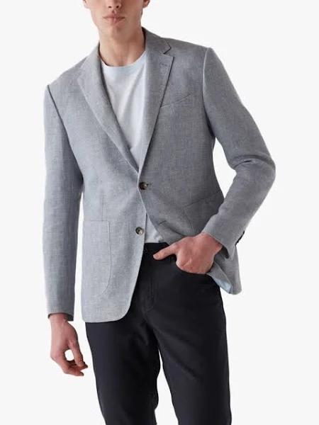 Rodd & Gunn The Cascades Sports Fit Jacket in Chambray Blue XL