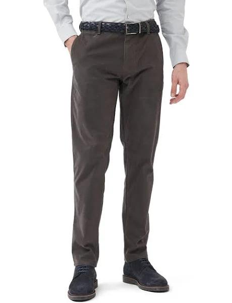 Rodd & Gunn Thomas Road Chino Pant Long Leg in Gravel Dark Green 44
