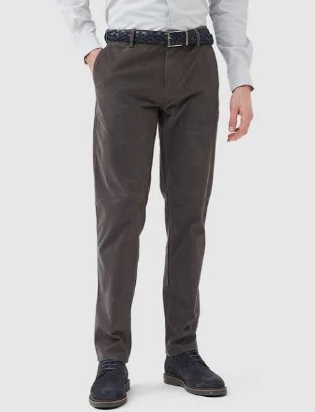 Rodd & Gunn Thomas Road Chino Pant Regular Leg in Gravel Dark Green 35