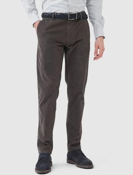 Rodd & Gunn Thomas Road Chino Pant Short Leg in Gravel Dark Green 38