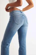 Rollas Womens Dallas Low Bootcut Jeans Karen Blue Size 26