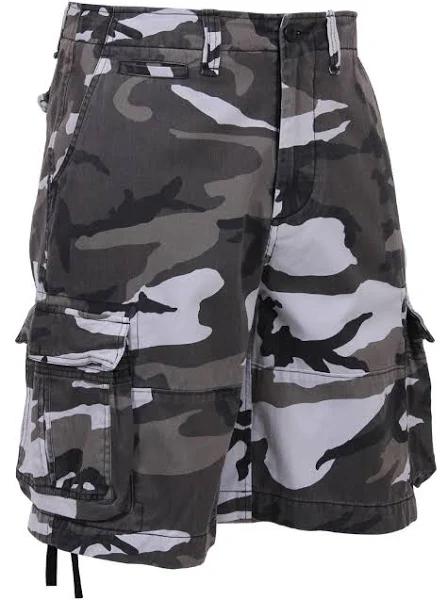 Rothco 2520 Vintage Camo Infantry Utility Shorts - City Camo, 2XL
