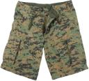 Rothco 2520 Vintage Camo Infantry Utility Shorts - Desert Digital Camo, M