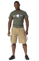 Rothco Vintage Infantry Utility Shorts (Olive Drab) XL