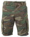 Rothco - Vintage Paratrooper Woodland Camo Cargo Shorts