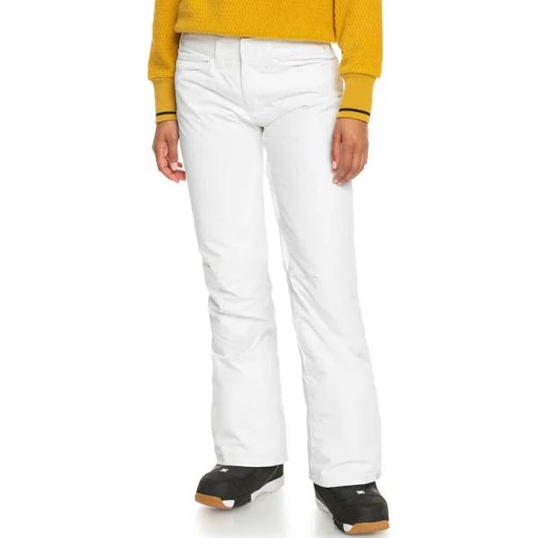 Roxy Backyard Womens Snow Pant - Bright White - 2023
