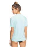 Roxy Beach Classics Short Sleeve Rash Vest Aqua XS