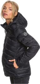 Roxy Coast Road Hooded Jacket - Anthracite