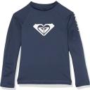 Roxy Girls' Whole Hearted Long Sleeve Rashguard Shirt - Beach Glass - Swimoutlet.com