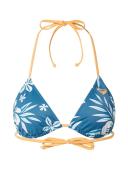 Roxy Life Reef Bloom Bikini Top in Moroccan Blue XL