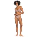 Roxy Rib Love The Sunseeker Bikini Pant Womens in Rustic Brown Animalia Dots