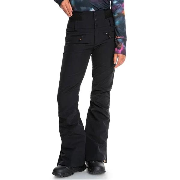 Roxy Rising High Womens Snow Pants - True Black - 2022