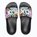 Roxy Slippy II Sliders - Black Multi