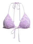Roxy Surf.Kind.Kate. Triangle Bikini Top in Purple S